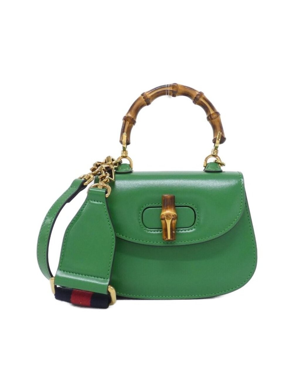 Gucci Bamboo Bag Handbag Green